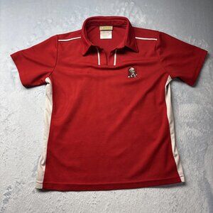KFC Red Polo Shirt Mens Small Kentucky Fried Chicken Uniform Colonel Logo